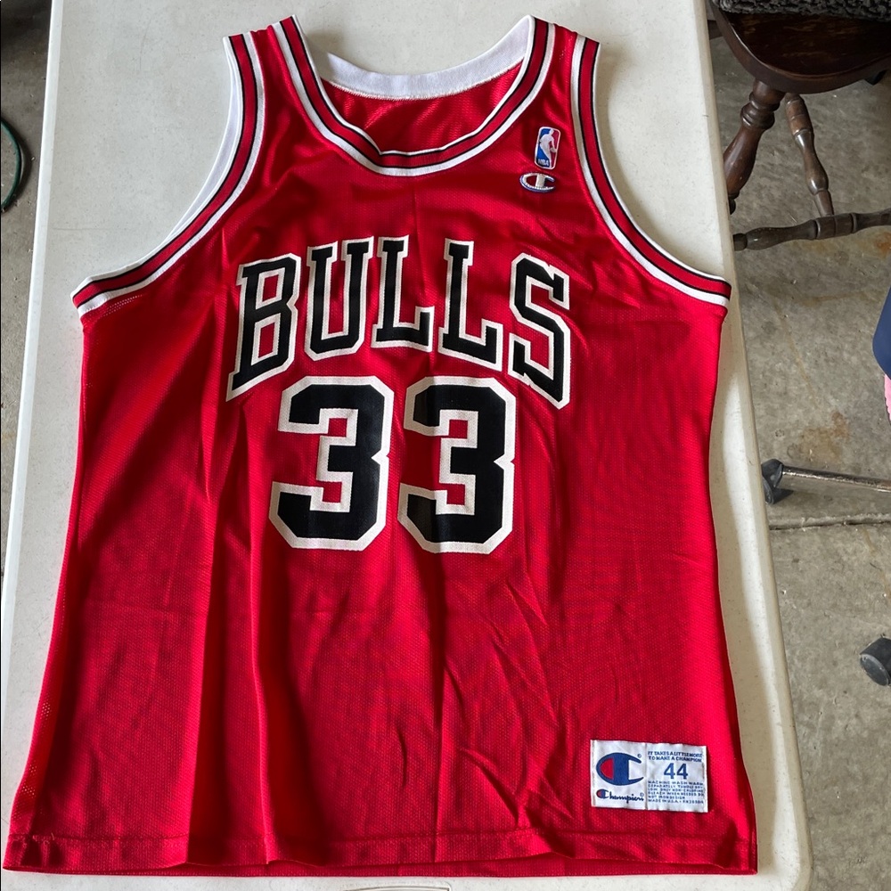 Champion Red Basketball Jersey